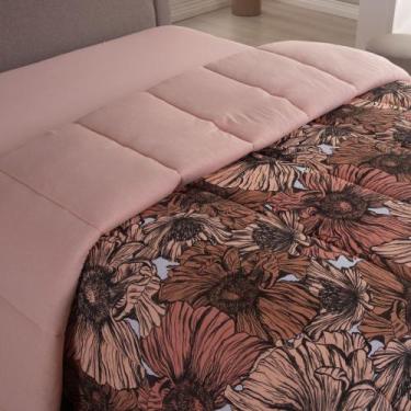 Imagem de KIT COMPLETO Edredom MALHA Dupla Face Estampado CASAL KING +JOGO DE LE