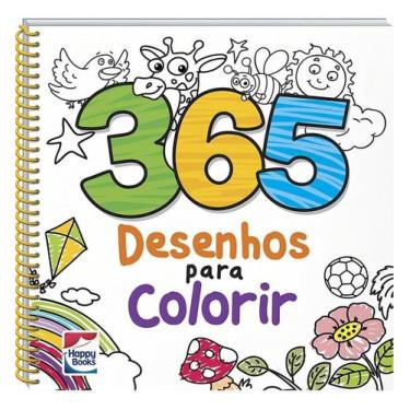 Imagem de 365 Desenhos Para Colorir - HAPPY BOOKS, Sortido