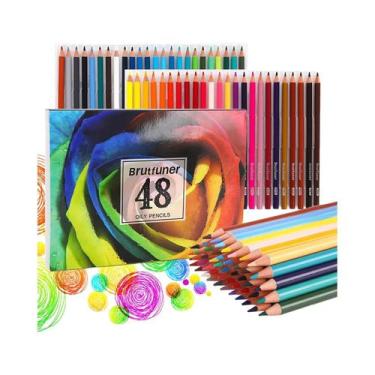 Imagem de Conjunto De Lápis De Cor À Base De Óleo Para Artistas 48/72/80/120/160