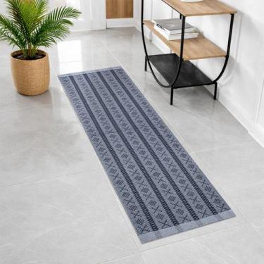 Imagem de Passadeira para Cozinha 1,44m x 47cm Tapete para Corredor Montreal - M