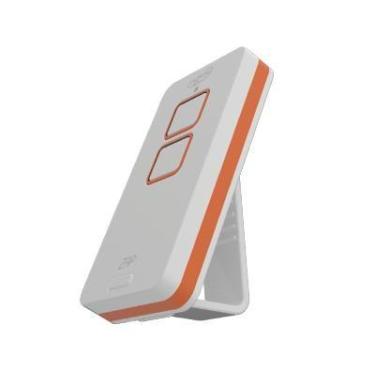 Imagem de Controle remoto para portão zap 2b branco/laranja ppa