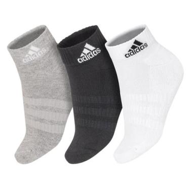 Imagem de Meia Adidas Ankle Cushioned Sportswear 41 ao 43 - Pack com 3 Pares - C