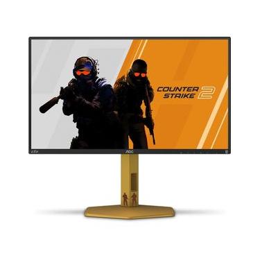Imagem de Monitor Gamer 24,5" LED AOC AGON Counter Strike 2 CS25G/78 Full HD 310Hz Preto e Dourado