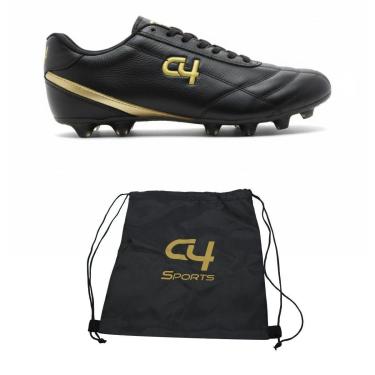 Imagem de Chuteira Masculina de Campo para Pratica de Futebol Com Saco Para Transportar C4 Sports-Masculino
