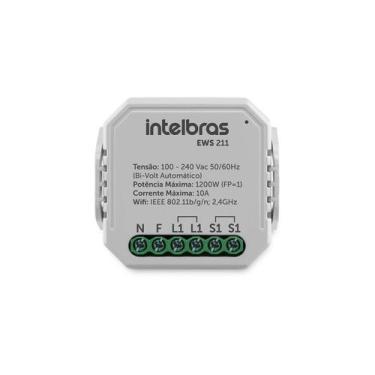 Imagem de Interruptor Controlador De Cargas Wifi 1/1 Ews 211 4850005 - INTELBRAS