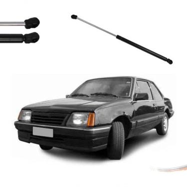 Imagem de Amortecedor de Mola a Gás da Tampa do porta-malas Monza SR 85 a 90 Chevrolet Estabilidade com Conector AMT08 e Curso 210