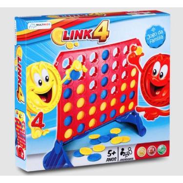 Imagem de Jogo Connect Game Link 4 Multikids - BR1288, UNICO, Cores sortidas