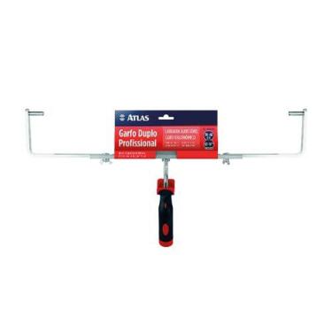 Imagem de Garfo para Rolo de Pintura Profissional Ajustável 30 a 46cm em Alumínio para Rolos Dupl...
