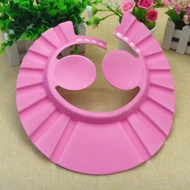 Imagem de Chapéu de Viseira para Banho de Bebê Ajustável Proteção dos Olhos Ultra Macio Espuma de EVA Rosa OEM