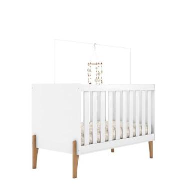 Imagem de Berço Mini Cama Iris com Suporte Para Mosqueteiro - Móveis Estrela, Br