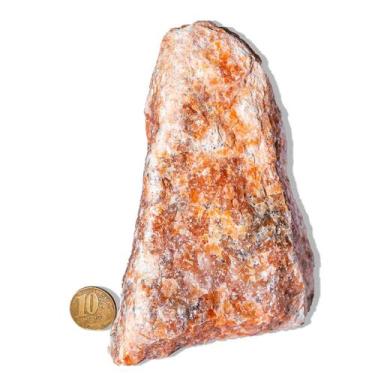 Imagem de 01 Calcita Laranja Pé Serrado 10 a 12cm 0,5 a 1kg - Tipo B - Cristaisd