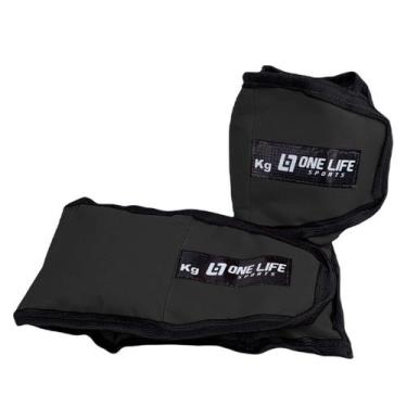 Imagem de Caneleira Tornozeleira Profissional Par - 3 KG - One Life