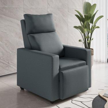 Imagem de Poltrona Reclinavel Samara com Tecido Veludo Claranti