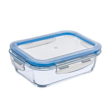 Imagem de Kit 6 potes Hermeticos 640ml Azul GATO PANDA IMPORT