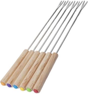 Imagem de Garfo Para Fondue E Petisco 6 Peças Beli Brinox Aço Inox
