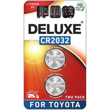 Imagem de Pilhas para chave presencial Deluxe CR2032 3V para Toyota  pacote com 