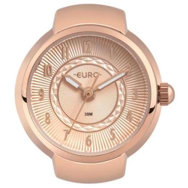 Imagem de Relógio Anel Euro Feminino Unique Rosé - Eu2035yux-4j Eu2035yux-4j