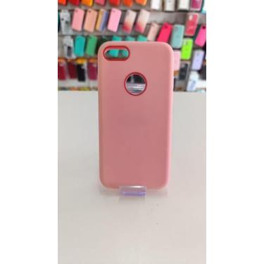 Imagem de Capa Capinha Celular IP 7/8 silicone - Mustang, Rosa