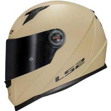 Imagem de Capacete Moto Ls2 Ff358 Matte Sand Areia Off White Fosco, GG-62CM