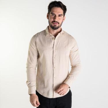 Imagem de Camisa Reserva Linho Pienza Areia , M
