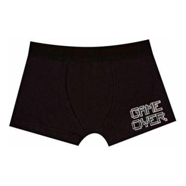 Imagem de Cueca Boxer Infantil Com Estampa Lateral Nº 2 Ao 10 Anos - Borth Boys,