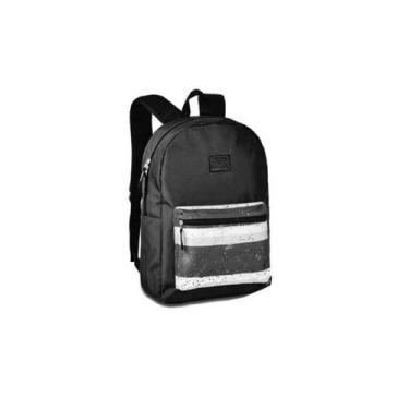 Imagem de Mochila Bolsa Costas Escolar Passeio - Masculina - Clio, Preto 1