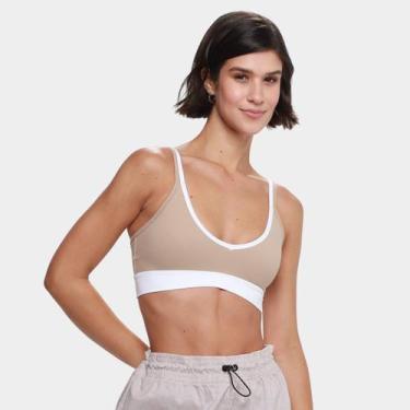 Imagem de Top Rowa Manu Cit Joja Feminino, Bege+Branco, M
