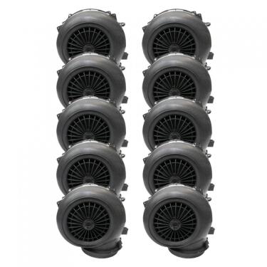 Imagem de Kit Motor Fogatti para Coifa de Ilha 10 Peças 900 Metros Cúbicos H 110V Preto