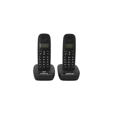 Imagem de Telefone sem Fio Intelbras Ts 2512 com Ramal Adicional Dect 6.0 Id de Chamadas Preto 2 Fones