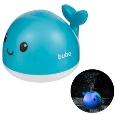 Imagem de Brinquedo para Banho Bebê Buba Baleia com Luz e Esguicho - Geral