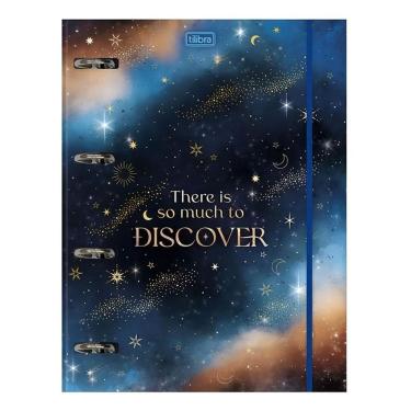 Imagem de Fichário Caderno Argolado Universitário Magic Discover 80 Folhas - Tilibra