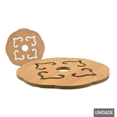 Imagem de Descanso de panela redondo monaliza 14 cm modelos variados
