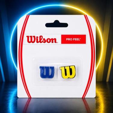 Imagem de ANTIVIBRADOR WILSON PROFEEL Sensibilidade Controle Absorção, Azul amar