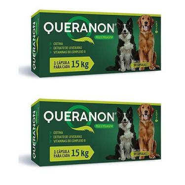 Imagem de Combo 2 Unidades Queranon Cães 15kg 30 capsulas - Avert