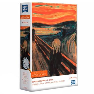 Imagem de Quebra Cabeças Edvard Munch: O Grito 500 Peças Coleção Obras De Arte -