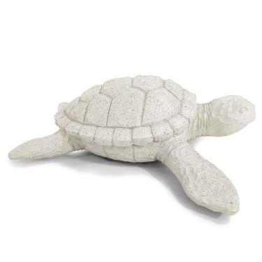 Imagem de Tartaruga Decorativa em Poliresina 19x19cm - Challenge Decor