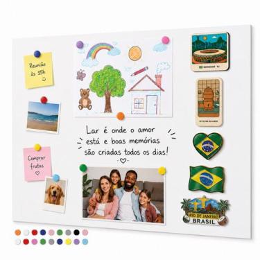 Imagem de Painel Mural Magnético 40x60cm Para Decoração, Quartos, Comodos, Fotos