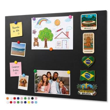 Imagem de Painel Mural Magnético 40x60cm Para Decoração, Quartos, Comodos, Fotos