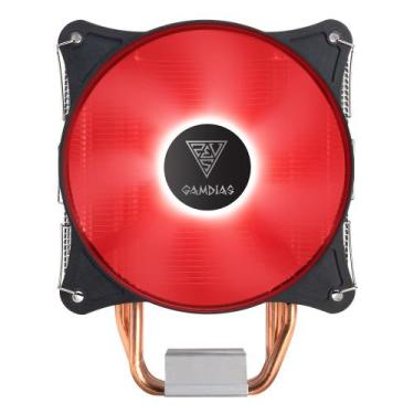 Imagem de Cooler processador amd/intel gamdias boreas e1-410 vermelho