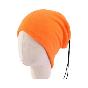 Imagem de Cachecol De Inverno Infantil Em Fleece Polar Com Cordão Ajustável, Cap