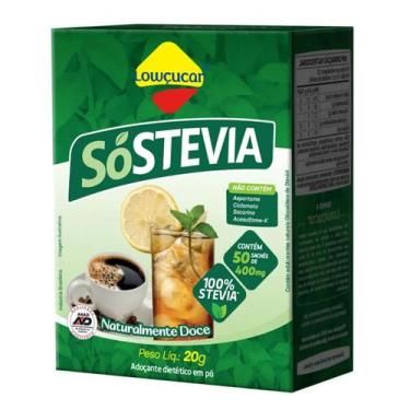 Imagem de Adocante lowcucar sostevia sache cartucho 50 x 0,4g
