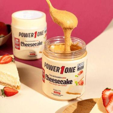 Imagem de Pasta De Amendoim Sabor Cheesecake Power1one Sem Glúten - POWER ONE
