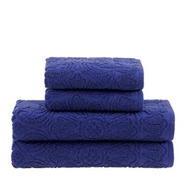 Imagem de Buddemeyer Jogo de Toalhas Florentina Banho Azul 4 peças