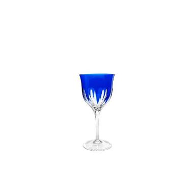 Imagem de Taça licor em cristal Strauss Overlay 225.045 60ml azul escuro