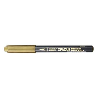 Imagem de Marvy Uchida Marcador de pincel dourado opaco