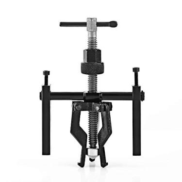 Imagem de Ejoyous Extrator de rolamento piloto, tipo manga de 3 mandíbulas, extrator de engrenagem, ferramenta extrator de engrenagem, aço carbono resistente, máquina automotiva para motocicleta e carro