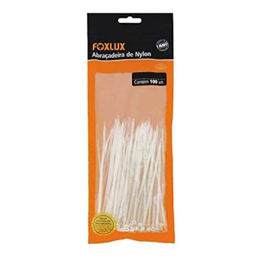 Imagem de Foxlux Abraçadeiras Nylon 140x3.5 Branca - Pacote com 100 Unidades