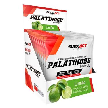 Imagem de Palatinose - 15 Sachês de 15g Limão - Sudract Nutrition