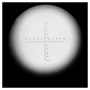Imagem de ZTBH Kit de acessórios para microscópio régua cruzada de vidro óptico microscópio estéreo instrumento óptico, 25 mm de diâmetro óculos microscópio Slides (cor : MS-1-JH3)
