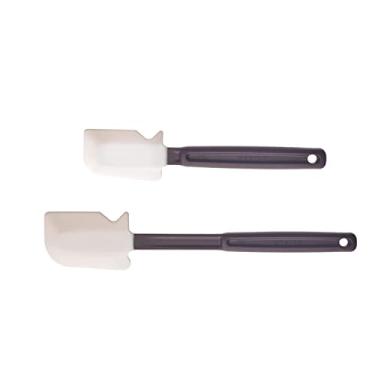 Imagem de Mercer Culinary Espátulas de silicone resistentes ao calor de 25,4 cm e 35,5 cm – Pacote com 2